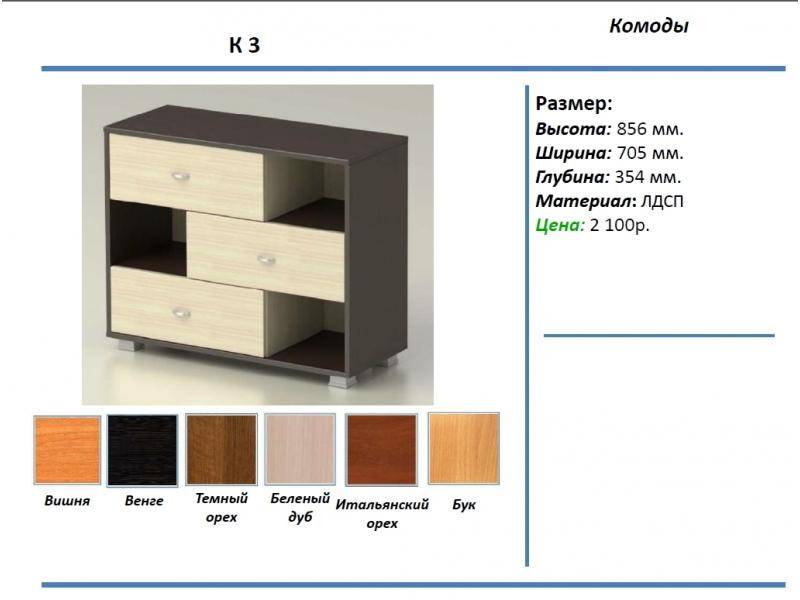 комод к3 в Перми