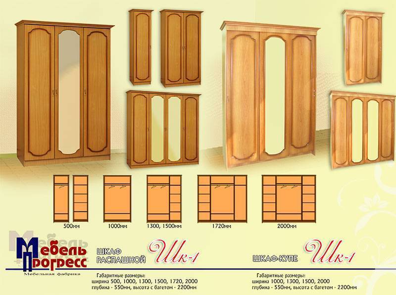 шкаф распашной «шк-1» в Перми