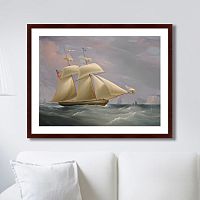 картина: the topsail schooner, 1838г. в Перми