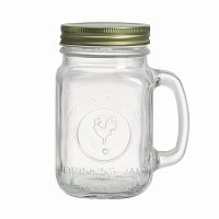 кружка с крышкой bormioli rocco drinking jar в Перми