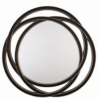 зеркало круглое черное большое диаметр 120 см round s в Перми