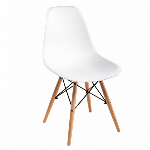 стул деревянный eames pc-015 white в Перми