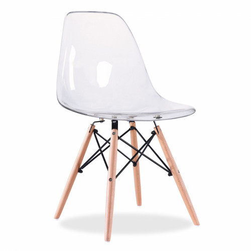 стул деревянный pc-015 прозрачный (eames style) в Перми