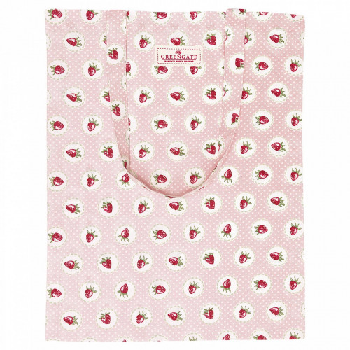сумка хлопковая strawberry pale pink в Перми