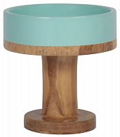 ваза настольная rustic chic bowl blue wood в Перми