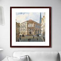 картина: view of the riga stock exchange, 1880г. в Перми