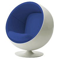 детское кресло eero ball chair бело-синее в Перми