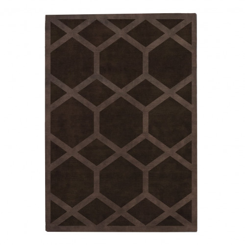 ковер ashton cocoa coffe 120x170 коричневый в Перми