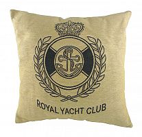 подушка с гербом королевского royal yacht club в Перми