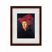 картина: portrait of a man in a chaperon (self-portrait), 1433 в Перми