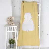 плед зайка 60*90 св.желтый+белый в Перми