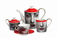 чайный сервиз faces пьеро форназетти red в Перми