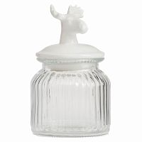 декоративная банка с крышкой deer маленькая в Перми