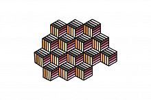 ковер parquet hexagon orange 305x188 от gan в Перми