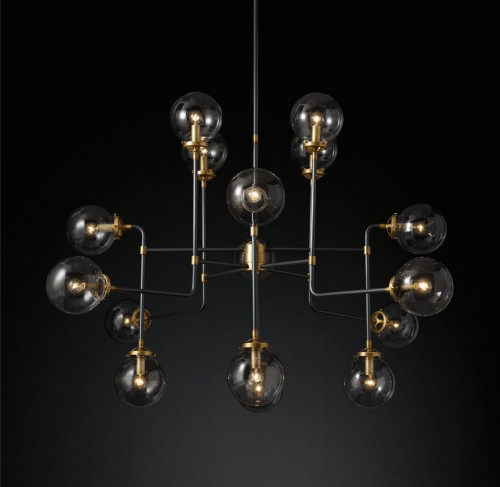 люстра bistro 16 черная, бронза в Перми