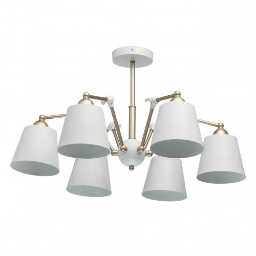 потолочная люстра mw-light таун 6 691011906 белая в Перми