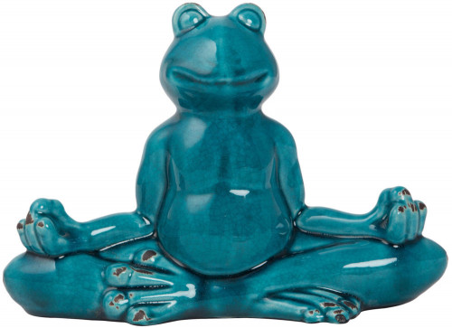 декор frog blue meditation в Перми