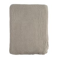 плед жемчужной вязки серого цвета в Перми