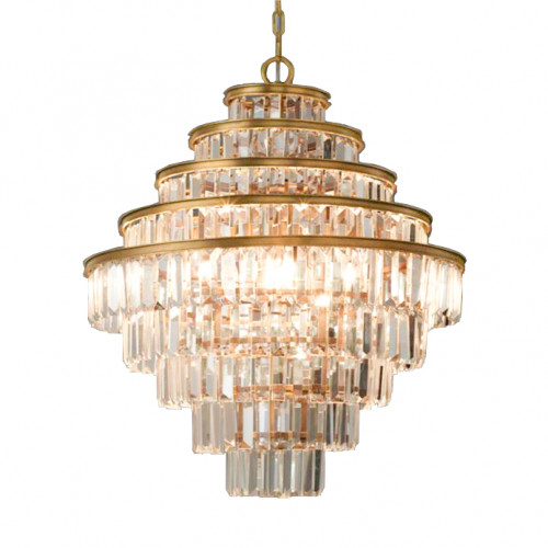 люстра alaine 80 латунь, прозрачное стекло латунь, прозрачная в Перми