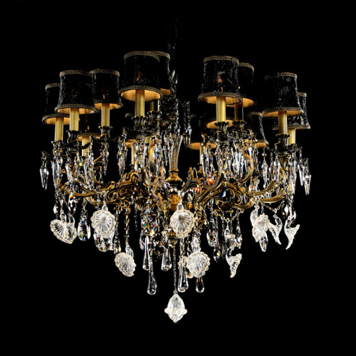 люстра md102752-15a от illuminati бронзовая/черная в Перми