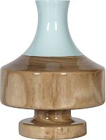 ваза настольная rustic chic vase blue wood в Перми