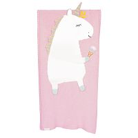 плед единорог 60*120 св.астра+белый в Перми