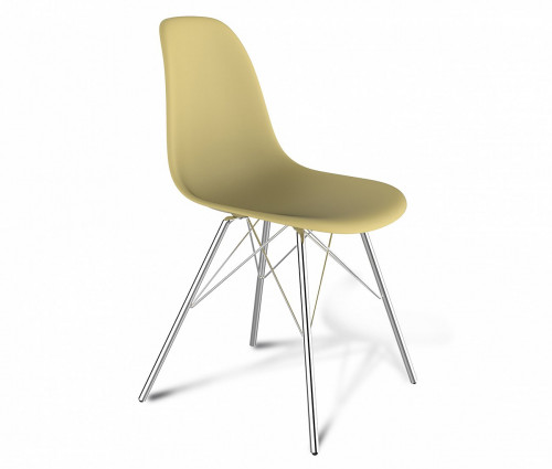 стул dsr бежевый s37 (eames style) в Перми