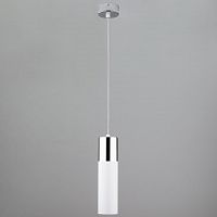 подвесной светильник eurosvet double topper 50135/1 led хром/белый в Перми