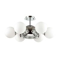 потолочная люстра odeon light miolla 3972/7c белая в Перми