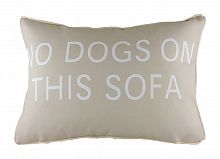 подушка с надписью no dogs on this sofa в Перми