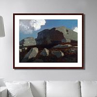картина: landscape with rocks, near royan, 1875г. в Перми