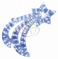 светодиодная фигура летящая звездочка 62см в Перми