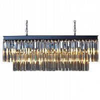 люстра odeon l80 black&glass черная, прозрачное в Перми