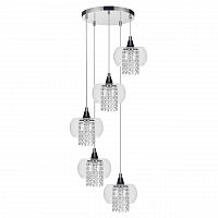 дизайнерская подвесная люстра spot light cordia 1192528 хром в Перми