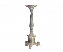подсвечник фигурный голубой состаренный на 1 свечу antique blue finish, 61 см в Перми