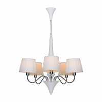 подвесная люстра arte lamp a1528lm-5wh белая в Перми