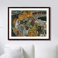 картина: crescent of houses ii (island_town), 1915г. в Перми