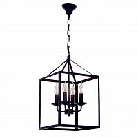 дизайнерская подвесная люстра spot light cage 9810404 черная в Перми