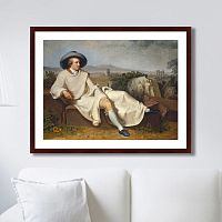 картина: goethe in the roman campagna, 1787г. в Перми