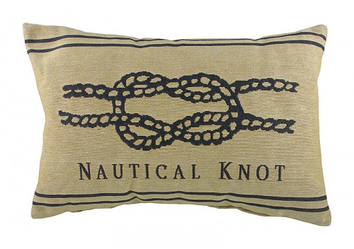 подушка с морским узлом nautical knot natural в Перми