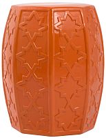 керамический столик-табурет garden stool оранжевый в Перми