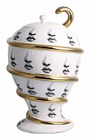 декоративная ваза с крышкой пьеро форназетти serpentino gold в Перми