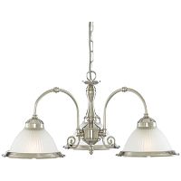 подвесная люстра arte lamp american diner a9366lm-3ss белая в Перми