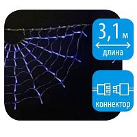 занавес светодиодный «радуга-1» 310см синий (ul-00001409) uld-e3104-288/dtk blue ip20 rainbow-1 в Перми