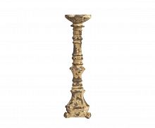 подсвечник фигурный бежевый состаренный на 1 свечу antique blue, 35 см в Перми
