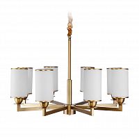 люстра brch9040-8 от delight collection белая/золото в Перми