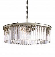 люстра prism silver 80 серебро, прозрачное стекло в Перми