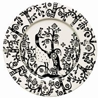 тарелка taika черно-белая в Перми
