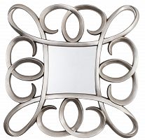 зеркало серебряное квадратное в фигурной раме silver swirl frame от rvastley в Перми