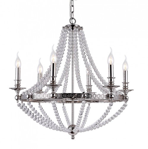 подвесная люстра crystal lux perugia sp6 хром в Перми